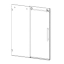 Royal Homes Shower Enclouser 48×73" Clear
