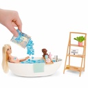 Barbie Doll &amp; Bathtub Playset - Confetti Soap &amp; Accessories