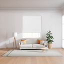  Classy Homes Blackout Roller Blinds 26x50 In., White