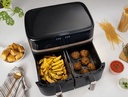 Black &amp; Decker Dual Air Fryer 9L, Black