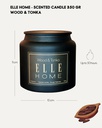 Elle Home Tonka Vanilla Scented Candle