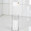 Royal Homes Freestanding Toilet Paper Holder Metal, Chrome