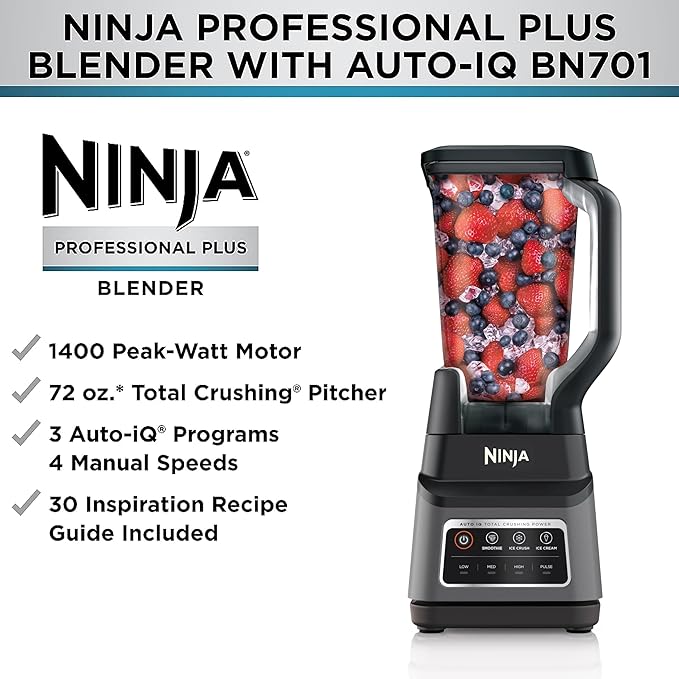 Ninja Professional Plus Blender with Auto-iQ