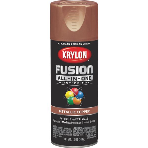 ^Krylon Fusion All-In-One Metallic Spray Paint &amp; Primer, Copper