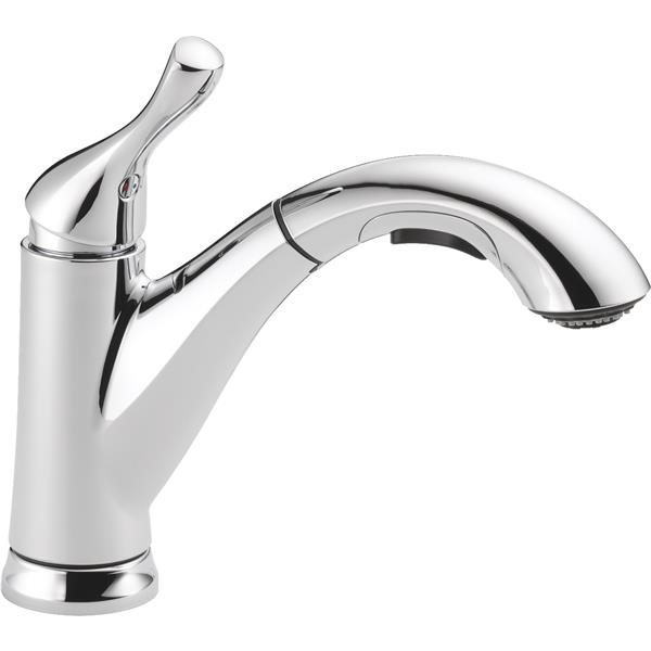 ****Delta Grant Single Handle Lever Pull-Out Kitchen Faucet, Chrome