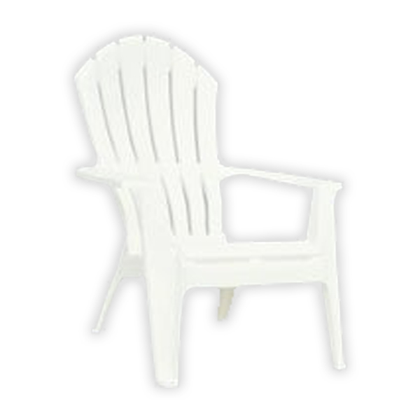 ****Adams RealComfort Resin Adirondack Chair White