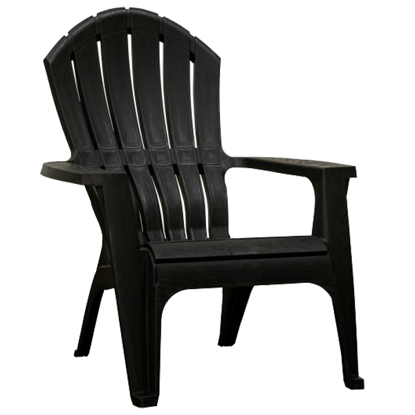 ****Adams RealComfort Resin Adirondack Chair Black