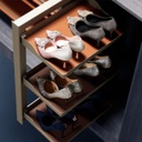 Royal Homes Side Mount Shoe Rack - Left- 14In.x30.75In.x18In.- 32In.