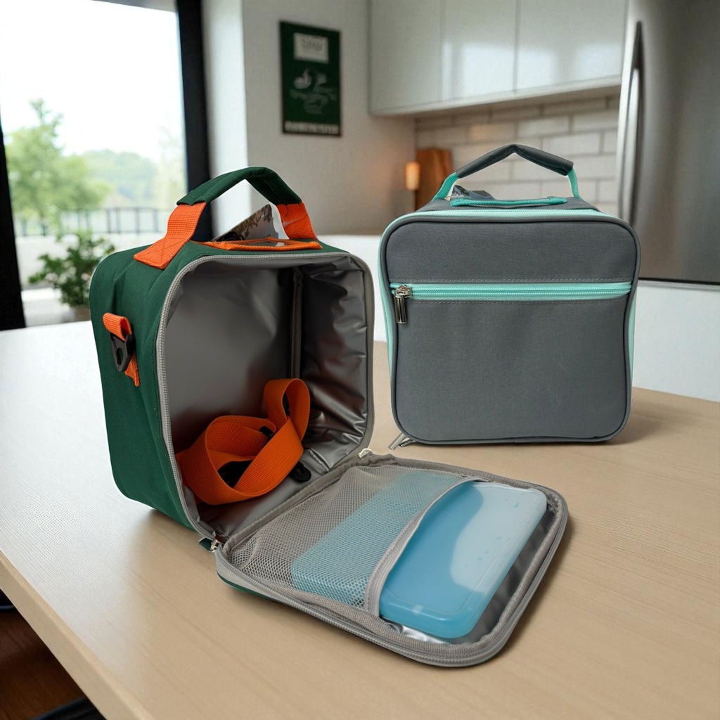 Core Home Top-Handle Lunch Bag - MCH/ONX/OBI/CUR