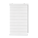 Kenneth Cole Luxury Zebra Blinds 78 x 90 In. (Daylight), White