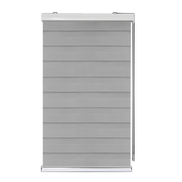 Kenneth Cole Luxury Zebra Blinds 78x90 In. (Daylight) Grey