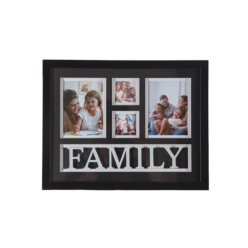 ****Classy Homes Photo Frame, 11.4 x 14.5 In. Black/White