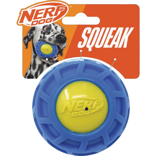 ****Nerf Dog TPR EXO Micro Squeak Ball 3 In.