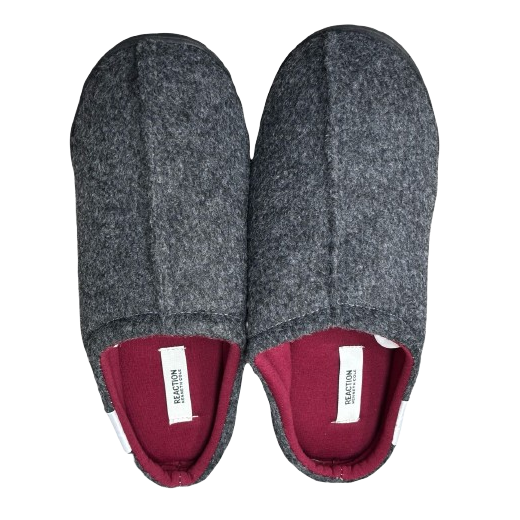 ****Kenneth Cole Men Mule Slipper Charcoal, Large