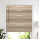 ****Kenneth Cole Paulownia Wood Venetian Blinds 42 x 90.5 In. (107x230cm), Natural Brown