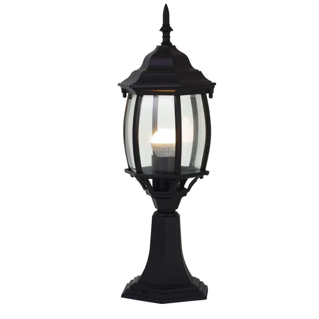 Royal Homes Outdoor Post Light, E27 60W Black