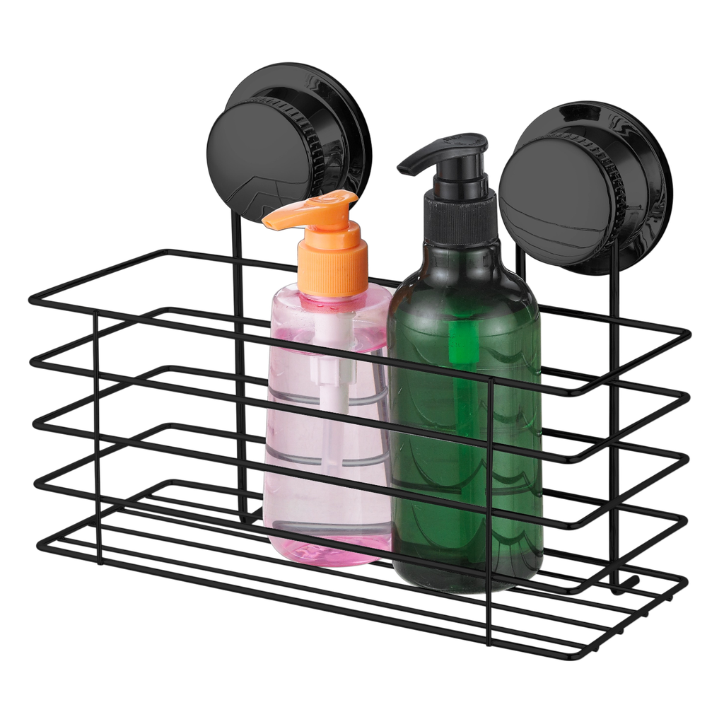Royal Homes Shower Caddy With Super Suction, Black