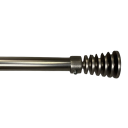 [HHHD-CTRD-01109 (RH107-48SN-P) CHCR30028] Classy Homes Curtain Rod 28-48 in Double Sarding Nickel 16/19