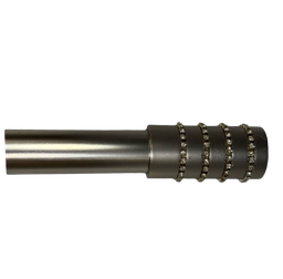 [HHHD-CTRD-01137 (RH117-84BN-P-D) CHCR30056] Classy Homes Curtain Rod 48-84 in Double Black Nickel 25/28