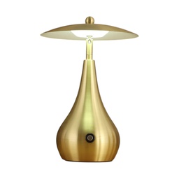 [EALT-FLGT-01009
(RHJR-2092)] Royal Homes Table Light USB, Gold/ Silver