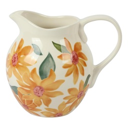 [141839.01] Bloomhouse Cassia Bud Pitcher 2.6 Qt., Decorated Stoneware