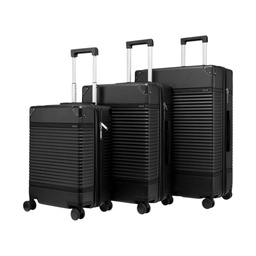 [ELLUGSETOPBLBK - 28In.] Elle Belleville Composite Luggage with Double Spinner Wheels 28In., Black