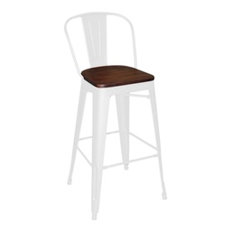[P1910-0026 / MBC32100] Mobel Bar Chair, White