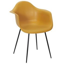 [KCWF202408262-YW] Kenneth Cole Nikola Arm Chair, Sunburst Yellow