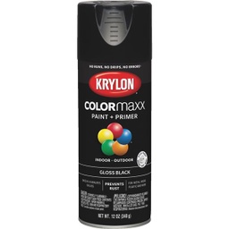 [K05505007] Krylon ColorMaxx12 Oz. Gloss Spray Paint, Black