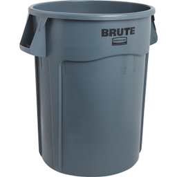 [FG264360GRAY / 8913659] Rubbermaid Commercial Brute Plastic Commercial Trash Can 44 Gal., Grey