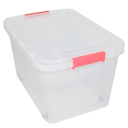[HHSO-SRRK-01018 / DMKSBW80 / DMKSBW80/ZY-132] Duramade 80L Plastic Storage Tote With Wheels 16.5 x 23 x 14.5 In.