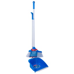 [GSC001/ZY-132 /  GMCP-BROM-01017] Kleaner Dust Pan with Broom, Metal Handle 75cm