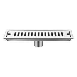 [YYD-P666 RHBA-P666 RHLSFD15932] Royal Homes Linear Shower Floor Drain 10x30cm Brushed Stainless Steel