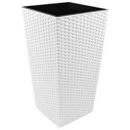 [MCX083000] ****Rey Planter Square Rattan Style 7.5in
