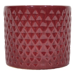 [HG 18-196/3 L CHCPP20152] ****Classy Homes Ceramic Plant Pots Mauve L