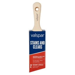 [882567350] Valspar All Stains Paint Brush Short Angle, Wood Handle 2 In.