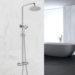 [A3408 RHSS27190] Royal Homes Shower Set, Chrome Finish