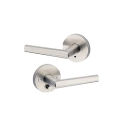 [91550-010] ****Kwikset Signature Series Milan Privacy Lever, Satin Nickel