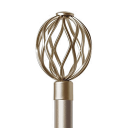 [722-MB2001-84120SILVER CHCR28502 / 1434262] Classy Homes Curtain Rod 84-120 In., Silver - Plated