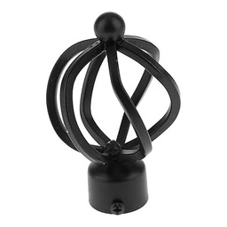 [722-A1012-2848BLK-P CHCR28527 / 1434288] Classy Homes Curtain Rod 28-48 In., Black - Painted