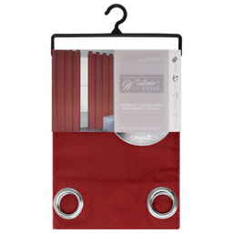 [WPSG44560FBC] Anza Grommet Window Curtain Panel 55 x 90 In. Brick