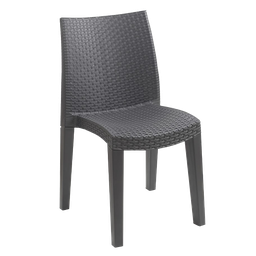 [324642/ 014985] ProGarden Lady Stacking Chair, Anthracite