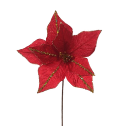 [831-AMX006-2471A] ^Miro Christmas Poinsettia 8P 40cm, Red